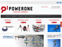 Tablet Screenshot of powerone-usa.com